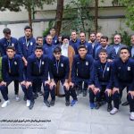 دیدار تیم ملی والیبال دانشآموزی ایران با رهبر انقلاب دیدار تیم ملی والیبال دانشآموزی ایران با رهبر انقلاب