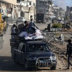 آواره شدن ۱۵۰ هزار فلسطینی از رفح آواره شدن ۱۵۰ هزار فلسطینی از رفح