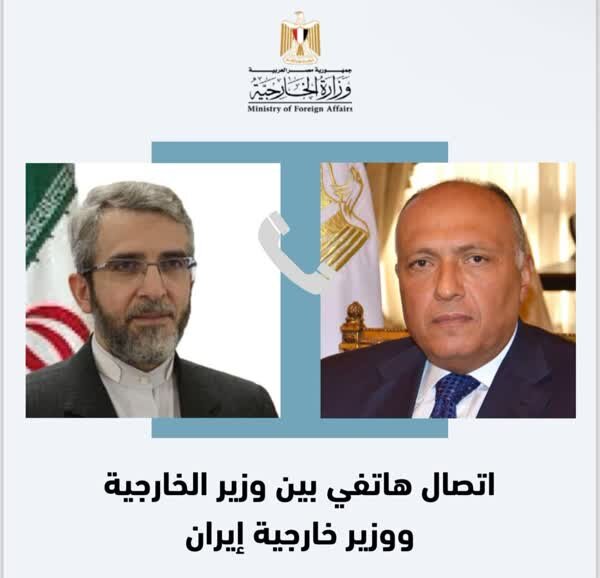 گفتوگوی وزیر خارجه مصر و علیباقری درباره بهبود روابط دوجانبه گفتوگوی وزیر خارجه مصر و علیباقری درباره بهبود روابط دوجانبه