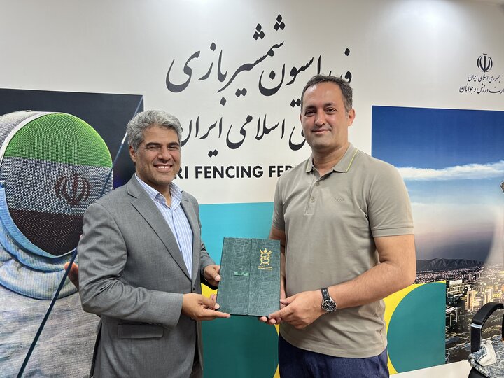 انعقاد قرارداد فدراسیون شمشیربازی با پیمان فخری برای المپیک انعقاد قرارداد فدراسیون شمشیربازی با پیمان فخری برای المپیک