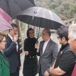 پل جدید آلاوردی با حضور سفیر ایران در ارمنستان افتتاح شد پل جدید آلاوردی با حضور سفیر ایران در ارمنستان افتتاح شد