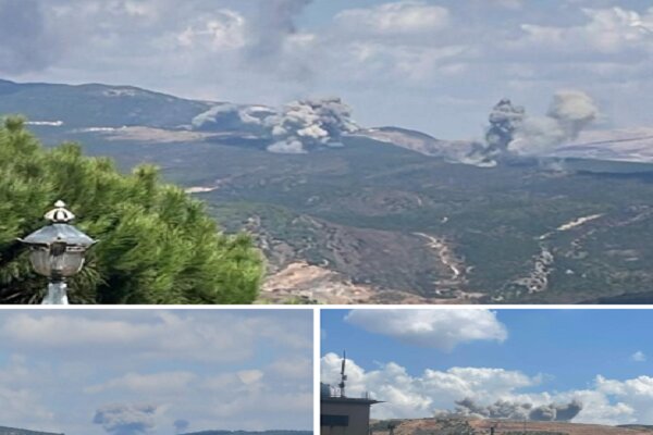 حمله گسترده رژیم صهیونیستی به مناطق مختلف لبنان حمله گسترده رژیم صهیونیستی به مناطق مختلف لبنان