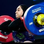 رتبه دهمی تنها بانوی وزنهبرداری ایران در مسابقات جهانی رتبه دهمی تنها بانوی وزنهبرداری ایران در مسابقات جهانی