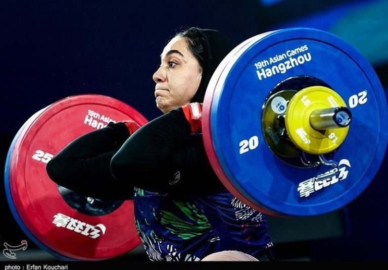 رتبه دهمی تنها بانوی وزنهبرداری ایران در مسابقات جهانی رتبه دهمی تنها بانوی وزنهبرداری ایران در مسابقات جهانی