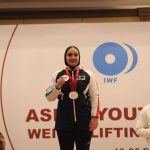 کیژان مقصودی نایب قهرمان وزنهبرداری آسیا شد کیژان مقصودی نایب قهرمان وزنهبرداری آسیا شد