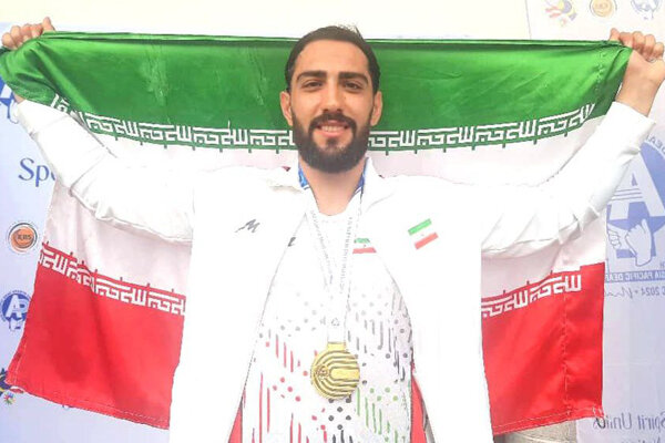 هشتمین مدال طلای کاروان ایران برای امیرحسین زارع ثبت شد هشتمین مدال طلای کاروان ایران برای امیرحسین زارع ثبت شد