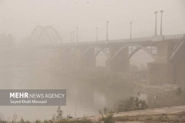 هشدار نارنجی هواشناسی خوزستان؛ گرد و خاک همرفتی در راه است هشدار نارنجی هواشناسی خوزستان؛ گرد و خاک همرفتی در راه است
