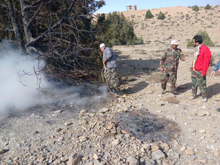 بیاحتیاطی گردشگران بلای جان درختان اورس شد؛مهار آتش در چهارباغ شاهرود بیاحتیاطی گردشگران بلای جان درختان اورس شد؛مهار آتش در چهارباغ شاهرود