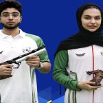 تیم نوجوانان میکس تپانچه ۱۰ متر به مدال نقره رسید تیم نوجوانان میکس تپانچه ۱۰ متر به مدال نقره رسید