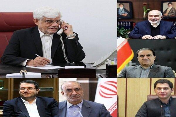قدردانی معاون اول رئیسجمهور از خدمات استانداران مرزی در مراسم اربعین قدردانی معاون اول رئیسجمهور از خدمات استانداران مرزی در مراسم اربعین