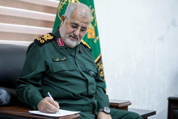 پیامهای تبریک سرلشکر پاکپور به اعضای جدید شوراهای دفاع و امنیت ملی پیامهای تبریک سرلشکر پاکپور به اعضای جدید شوراهای دفاع و امنیت ملی
