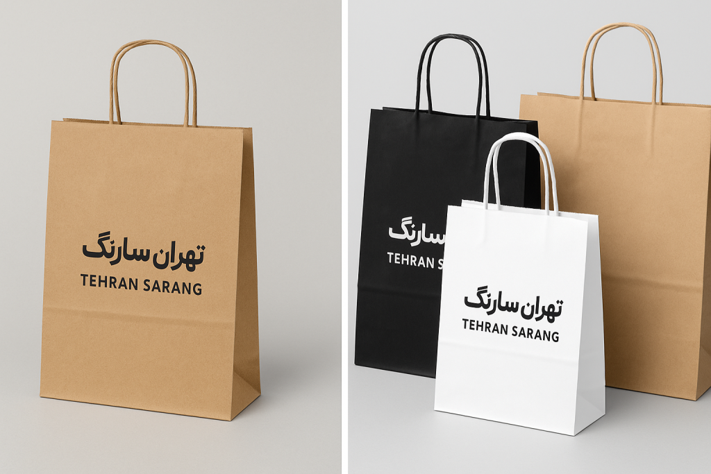 ساک دستی تبلیغاتی کاغذی تهران سارنگ