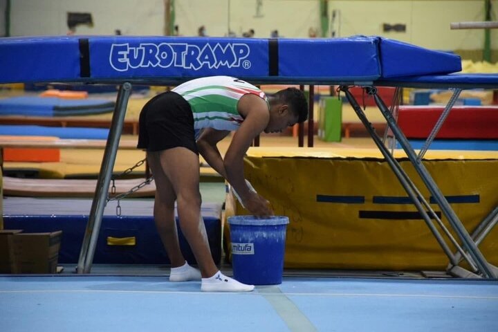 ملی‌پوشان ترامپولین ایران در اردوی کیش