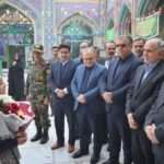 ادای احترام وزیر دادگستری به شهدای سمنان
