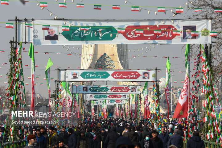 اعلام مسیرهای راهپیمایی ۲۲ بهمن در تهران