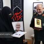 تجلیل فرمانده کل سپاه از شهید حسین سلامی و اعطای درجه سپهبدی