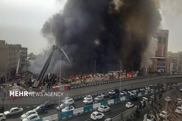 حریق بازار جنت مهار شد