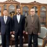 رایزنی و تبادل نظر سفرای چین و روسیه با غریب آبادی