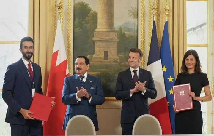 فرانسه و بحرین توافقنامه نظامی امضا کردند