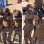 فیلمی از زنان سعودی در حال انجام یک درگیری مسلحانه شبیه‌سازی شده