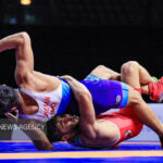 نفرات برتر چهار وزن نخست رقابت‌های کشتی فرنگی مشخص شد