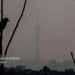 وضعیت هوای تهران نارنجی و آلوده است